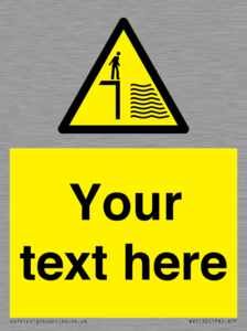 Custom Deep Water Sign